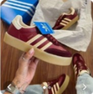Tenis sambae vinho/bordo