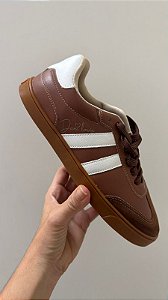 Tenis Dani Lavie Duas Listras Caramelo