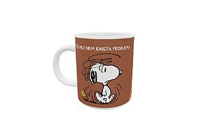 CANECA EM CERAMICA 325ML SNOOPY - TALVEZ NEM EXISTA PROBLEMA