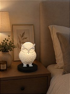 🦉 Abajur de Mesa Coruja – Charme e Estilo para sua Decoração!