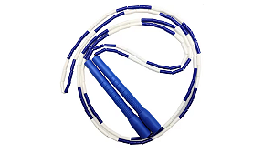Corda Freestyle Segmentada Personalizada | Beads Coloridos + Nome | Impressão 3D | Jump Rope