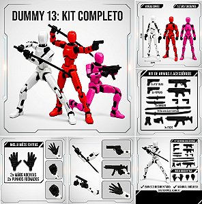 Boneco Dummy 13 Articulado – Brinquedo Colecionável para Montar