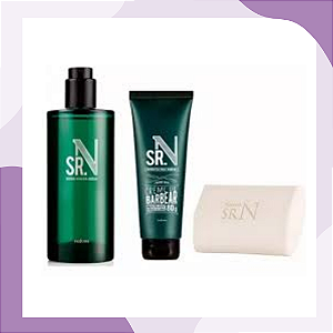 Presente Sr N Natura. Colônia + gel pós barba + sabonete