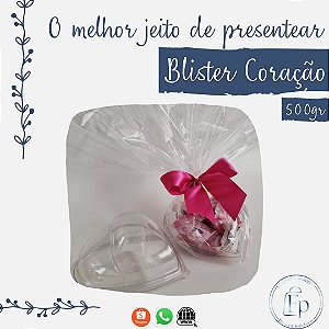 Embalagem Coração Pequeno 500gr - Flip Festas