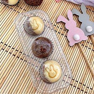 10un Flipball 3 Cavidades Blister para Brigadeiro - Flip Festas