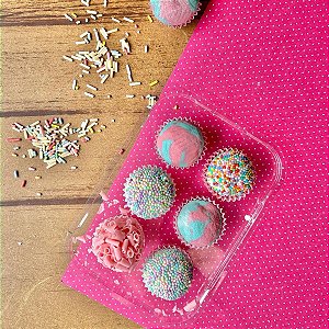 10un Flipball 6 Cavidades Blister para Brigadeiro Flip Festas