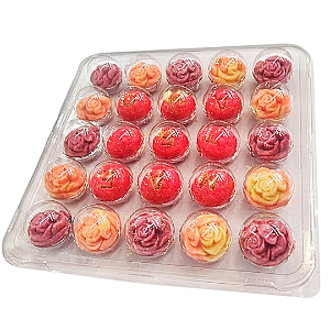 10un Embalagem para congelar brigadeiros Flipball 25 Cavidades Flip Festas