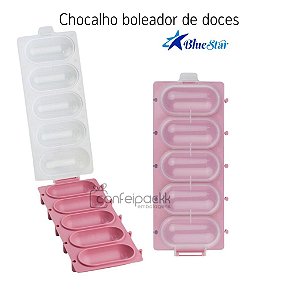 Kit Chocalho Para Brigadeiro Rosa Boleador de brigadeiros Bluestar
