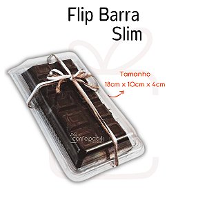 5 / 10 / 20 / 30un de Embalagem para Barra de chocolate Barra Slim - Flip Festas