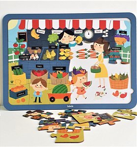 Quebra-Cabeça Feirinha dos Alimentos