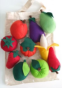 Frutas e Legumes de Pano