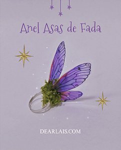 Anel Asas de Fada 🦋