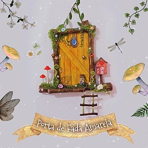 Porta de Fada Amarela 🍄✨️💛