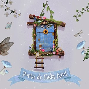 Porta de Fada Azul claro 🩵