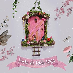 Porta de Fada Rosa Claro 🌸