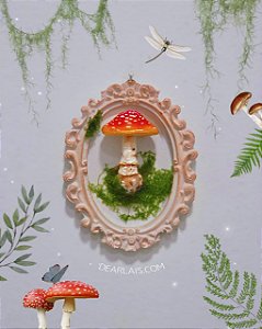 Quadrinho Cogumelo Vermelho Amanita