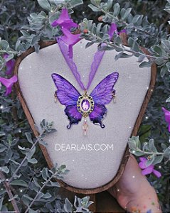 Colar Asas Vintage Roxo 💜​