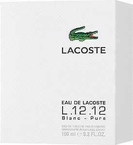 Lacoste L.12.12 Blanc - Pure Lacoste - Perfume Masculino - Eau de Toilette - 100ml