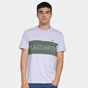 Camiseta Lacoste Letreiro