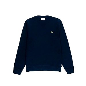 Moletom Lacoste Clássico - Azul marinho