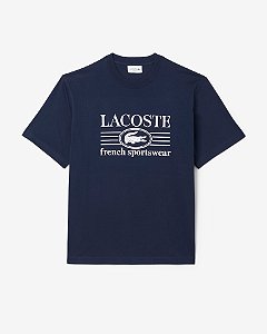 Camiseta Lacoste French - azul marinho