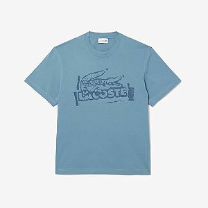 Camiseta Lacoste CROCO 2025 - Azul