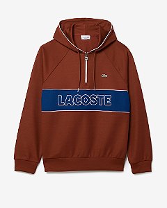 Jaqueta Lacoste Zíper Letreiro
