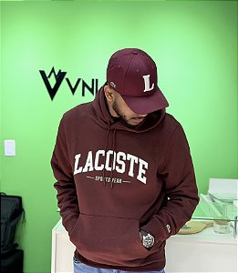 Moletom Lacoste Sportwear 2025 - Bordo