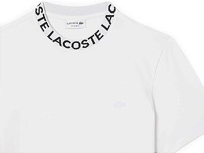 Camiseta Lacoste Gola Assinada