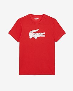 Camiseta Lacoste Sport Big Croc 2025