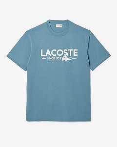 Camiseta Lacoste Since 1933 - Azul