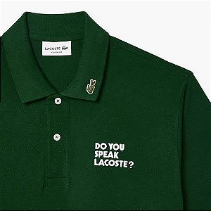 Polo Lacoste Do You Speak