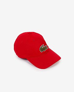 Boné Lacoste Big Croc - Vermelho