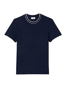 Camiseta Lacoste Gola Listrado