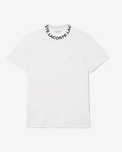 Camiseta Lacoste Gola Assinada