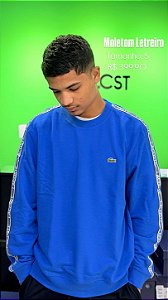 Moletom Lacoste Letreiro