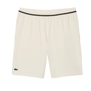 Bermuda Lacoste Novak Djokovic - Branca