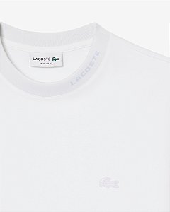Camiseta Lacoste Gola Assinada 2026