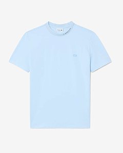 Camiseta Lacoste Gola Assinada 2026