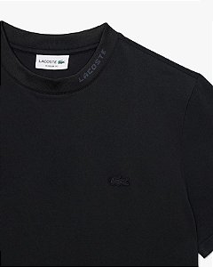Camiseta Lacoste Gola Assinada
