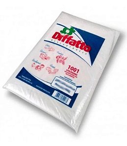 Saco Plástico Liso DIFFATTO BD (Fardo 4Kg) ATACADO  Cod 1373 - queimão