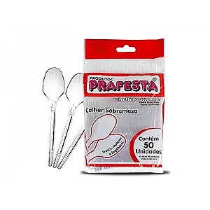 Colher sobremesa cristal  (Pct 50un)  Cod 1226