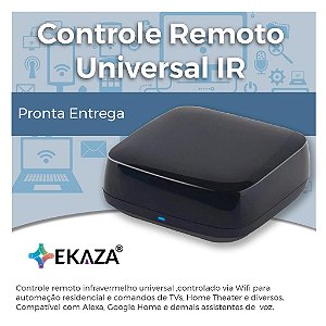 Controle Remoto Universal Infravermelho EKAZA - HUB IR - Automação Residencial - EKVZ-T004