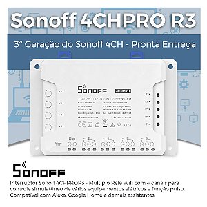 Sonoff Dual R3 2 Canais - Múltiplo Relé Wifi - 2 Canais Automação