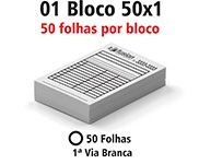 BLOCOS E TALOES 50 FOLHAS AP 56G 50X1 150X210MM - 1X0