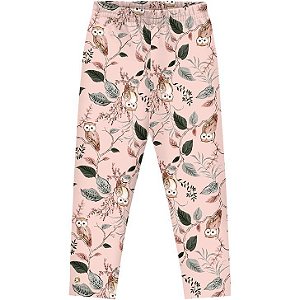 Calça Legging Infantil Canelada Rosa