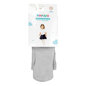 Meia Calça Algodão Lisa 02 A 03 anos Feminino Pimpolho