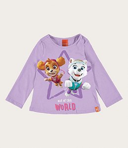 Blusa Menina Patrulha Canina Malwee Kids
