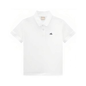 Camisa Polo Infantil Juvenil Menino Manga Curta Algodão