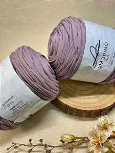 Malha Premium Amorino 450gr - Lilas Envelhecido 26mm